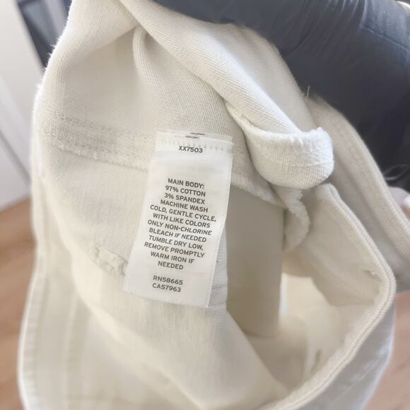 BP Straight Leg High-Waist Denim Jeans Bone Cream Size 10 - Picture 5 of 8